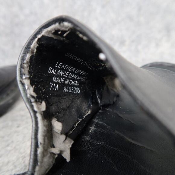 Reaction Shoes Womens 7 Sandals Kenneth Cole Slide Wedge Leather Black Classic - Picture 12 of 14